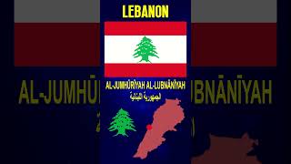 Lebanon Flag [upl. by Aroda]