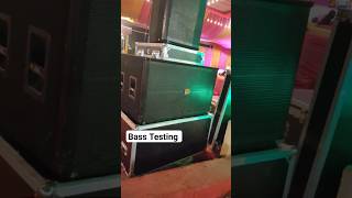 2000 watt bass testing 🔊 shortsfeed dj youtubeshorts djsarzen djsetup sound [upl. by Thorndike]