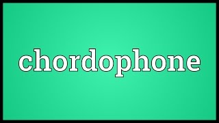 Chordophone Meaning [upl. by Sioled]