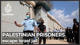 Israel prison break celebrated by Palestinians [upl. by Trab478]