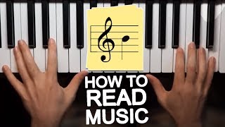 How to Read Music for Beginners  Learn to Play Piano 1 [upl. by Hanafee]