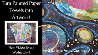 How to Create Abstract Art Using Watercolors amp Mixed Media  Intuitive Neurographic Art [upl. by Ayalat20]