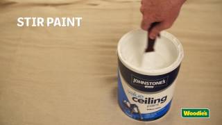 How to Paint Ceiling and Walls [upl. by Odrareve]