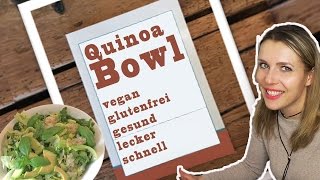 QUINOA Bowl  Quinoa Salat schnell amp einfach  Quinoa Rezept  Quinoa Avocado Salat  Der ABNEHMTIPP [upl. by Parsons]