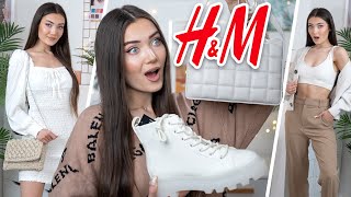 HUGE HampM SPRING TRY ON HAUL [upl. by Bonner208]