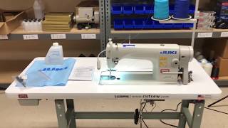 Error 2 47 and Error 7 And Error 4 Juki DDL 8700 China Single Needle Sewing machine [upl. by Nnyleak]