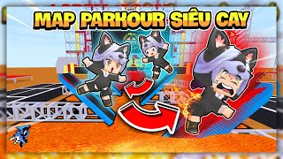 Siro Cay Cú Parkour Map Siêu Khó Trong Mini World  100 Mô Hình [upl. by Leahcimal244]