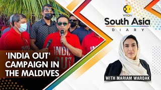 South Asia Diary  India Out campaign in the Maldives [upl. by Nethsa161]