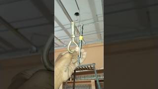 ఫ్యాన్ హుక్ ఫిట్టింగ్  anchor hook fitting   telugu by Vinnu electrical  shorts trending [upl. by Hesler]