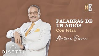 Amicar Boscan  Palabras De Un Adiós  Salsa Romántica Con Letra [upl. by Herra]