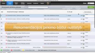 Ecocost  Pirkimų planavimo ir registravimo programa [upl. by Enomrej]