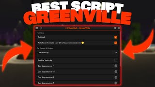 The BEST Greenville Script 🏠  Autofarm Car Suspension amp MUCH More [upl. by Reyna]