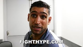 AMIR KHAN BRUTALLY HONEST ABOUT KELL BROOK FIGHT TELLS FANS quotITS ALWAYS GONNA BE THEREquot [upl. by Trudey]