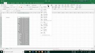 How to Insert Date in Excel [upl. by Agan]