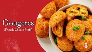 Gougeres are an easy cheesy French appetizer that youve got to try [upl. by Ahsad]