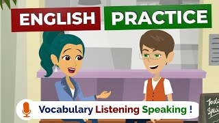 English Speaking Practice Easy Way  American English Conversation Practice [upl. by Prince]