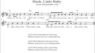 Hush little Baby  instrumental [upl. by Ahsenrad]