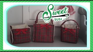 ✂️🐞Cestino quotcuboquot FACILISSIMO  Sweet Susi Tutorial passo passo [upl. by Skurnik559]