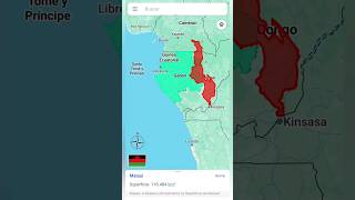 Malaui vs Gabón Comparando Tamaños de Países 😱😱 [upl. by Iclehc591]