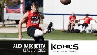 1 Ranked Punter in America  Alex Bacchetta  Class of 2022 [upl. by Perle]