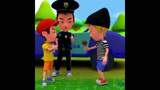 police car cartooncartoon cartoonvideo gaby ki duniyachildrens [upl. by Yenittirb552]