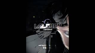 Lelouch Lamperouge vs Akiyama Shinichi [upl. by Avuha]