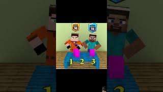 Poi poi poi poi poi poi The prisoner vs Steve minecraft animation challenge reaction [upl. by Inhsor]