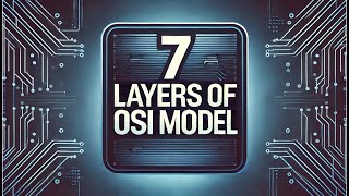 What are the 7 layers of the osi model [upl. by Henarat]