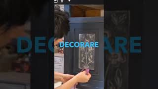 Decoriamo a mano libera foliage sul comodino diy hometips hacks art home arte pittura [upl. by Bax]