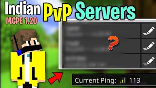 Top 3 Best PvP Server For Minecraft PE  PvP Server For MCPE 120 [upl. by Cyndi828]