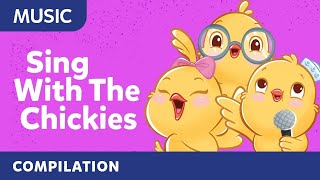 Lets Sing with The Chickies Vol 2  Sing and Learn Bilingual Nursery Rhymes for Kids  Canticos [upl. by Annairam]