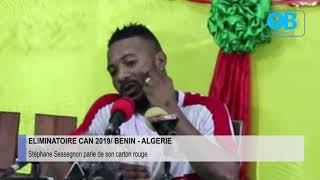 STEPHANE SESSEGNON PARLE DE SON CARTON ROUGE [upl. by Yrrol]