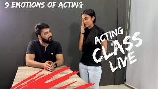 Acting Class live 9 emotion [upl. by Lleira]