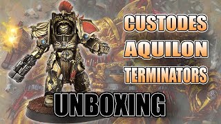 50mm Aquilon Terminators Adeptus Custodes Rules amp Review [upl. by Cain299]