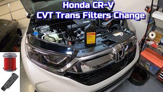 20172022 Honda CRV  CVT Transmission Filters Change [upl. by Rimidalv]