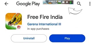 Finally Garena Announce New Release Date Of FREE FIRE INDIA 🇮🇳 [upl. by Punak]