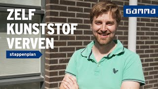 Kunststof kozijnen verven aan de buitenkant  GAMMA [upl. by Noyrb]