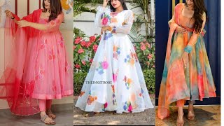 Beautiful Organza Frock Suit Designs  Organza Suit Designs  Organza Gown Designs  Organza Dresses [upl. by Sokcin]