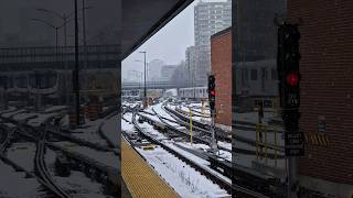 Davisville Subway Station in the Snow  Toronto [upl. by Ednarb]