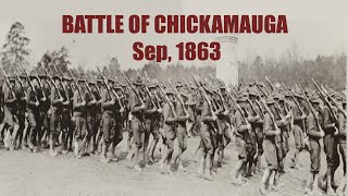 Battle of Chickamauga Sep 1863 american civil war [upl. by Morris]