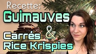 Recette de Guimauve et Carrés Rice Krispies [upl. by Merrell608]