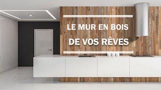 Créez un Mur en Bois Cocooning  Habillage mur intérieur  Idées Déco Parement Bois [upl. by Angadresma]