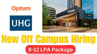 Optum Healthcare New Off Campus Hiring  FreshersExperienced Vacancy  Apply Now [upl. by Rudie]