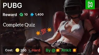 Explore Gaming and Esports Quiz  PUBG Quiz Answers  General Knowledge Quiz Answer [upl. by Straus]