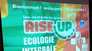 JMJ LISBONNE 2023  ANIMATION DU RISE UP A SANTARÉM PAR LA DÉLÉGATION BÉNINOISE [upl. by Notsuj805]