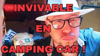 C EST INVIVABLE EN CAMPING CAR  ANTIVOL [upl. by Otero600]