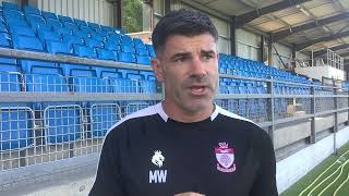 Manager Interview  CPD Bae Colwyn vs Aberystwyth  3rd August 2024 [upl. by Spain]