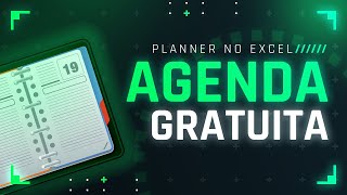 Como Fazer uma AGENDA no EXCEL Modelos GRATUITOS PLANNER [upl. by Esilrahc426]