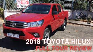 2018 Toyota Hilux E 24L MT Full Tour Review [upl. by Malissia771]