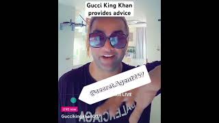 Gucci King Khan advice for those with depression Tiktok Live [upl. by Isaiah]